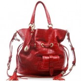 Le Premier Flirt Sac Lancel Pas Chers Veine Croco Rouge